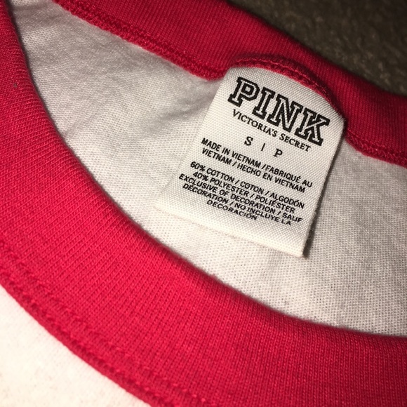 PINK Up to Snow Good Ringer T-shirt - Picture 3 of 3